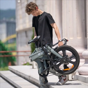 2025 nuevo stock de EE. UU. <span class=keywords><strong>DYU</strong></span> T1 <span class=keywords><strong>bicicleta</strong></span> eléctrica plegable de ciudad 26 pulgadas fácil de llevar <span class=keywords><strong>bicicleta</strong></span> eléctrica 150km rango 36V 250W <span class=keywords><strong>bicicleta</strong></span> de montaña E - Product Image 5