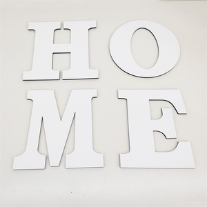 Lettere di sublimazione <span class=keywords><strong>in</strong></span> <span class=keywords><strong>legno</strong></span> vuoto per la casa o la scuola decorazione da appendere alla parete quotidiana istruzione preliminare lettere di carattere - Product Image 4