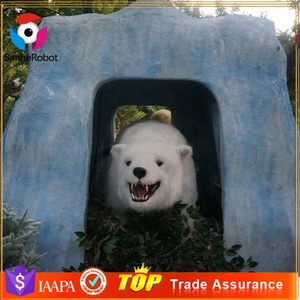 Oso Polar Animatrónico Realista de Tamaño Natural con Pelo Artificial Suave, Modelo de Oso de Pie para Exhibición en Winter <span class=keywords><strong>Wonderland</strong></span> - Product Image 5