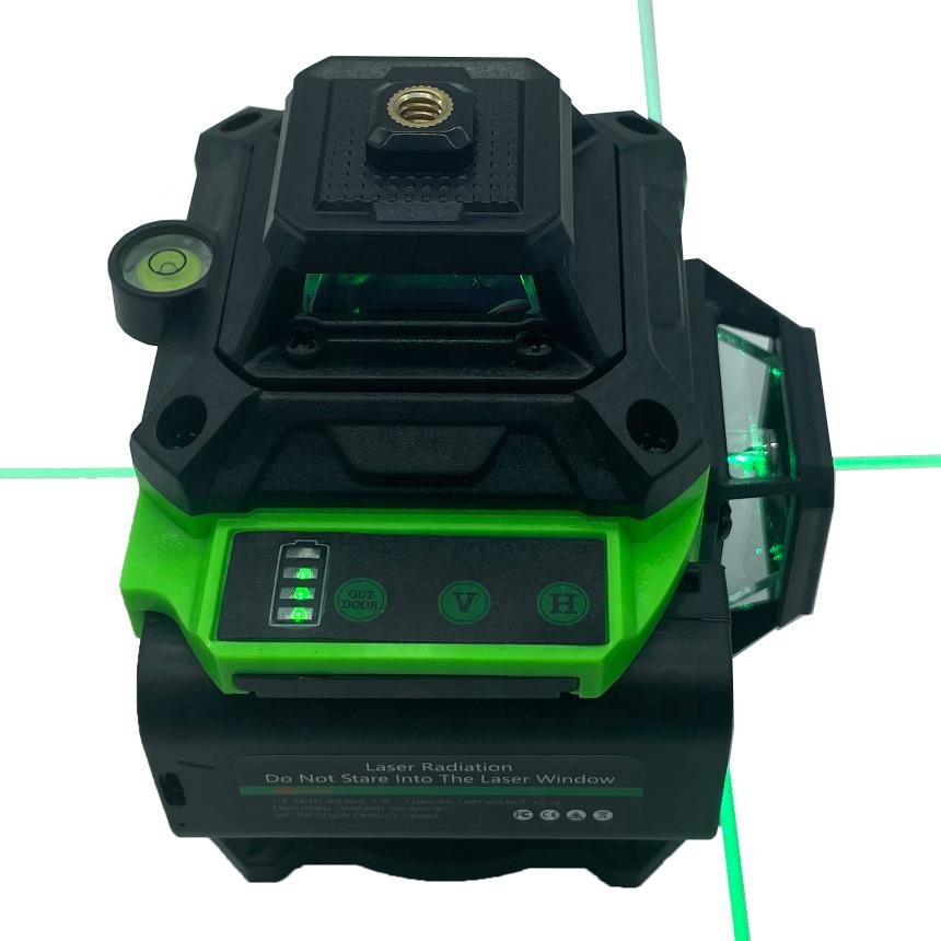 TEMPSA Niveau Laser 16 Lignes Vert Automatique 360 degrés Télécommande