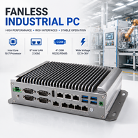Passerelle réseau industrielle embarquée pour automatisation, large plage de températures, DC 9-36V, I3 I5 I7 8ème 10ème génération, 4 ports COM, 8 ports LAN, en stock