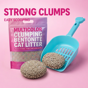 Lettiera per Gatti in Bentonite Colorata, Senza Polvere, Controllo Odori, Granuli Sferici per Uso Quotidiano - Product Image 3