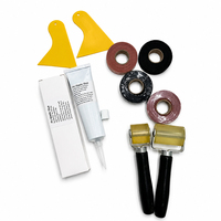 Colle liquide en gel PU 100 ml par tube, ruban adhésif étroit tendance et kit d'outils pour la fabrication d'extensions de cheveux humains DIY