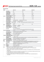 Alimentation électrique sur rail DIN SHINIU NDR-75/120/240/480-24/12 24V/12V 10A 20A Sortie simple 75-480W