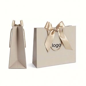 Custom Logo Printing Clothing Shoes Gift Shopping Paper <b>Bag</b> Boutique Beauty Store Packaging Paper <b>Bag</b> - Product Image 2