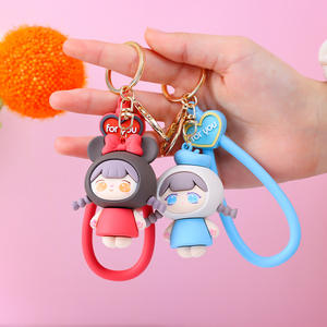 Porte-clés Nini Paradise de style usine, pendentif de sac simple en forme de poupée de dessin animé, cadeau d'anniversaire pour fille - Product Image 3