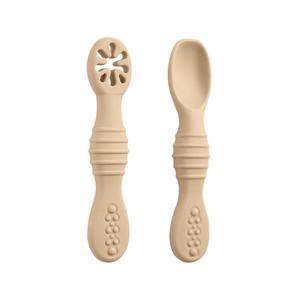 ช้อนและส้อมซิลิโคนสำหรับเด็ก<span class=keywords><strong>ทารก</strong></span>อาหารเกรดอาหาร - Product Image 6