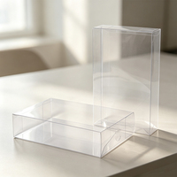 Boîtes en plastique transparent PET de qualité industrielle pour l'emballage et la présentation de cartes à collectionner, de pochettes, d'artisanat ou de livres