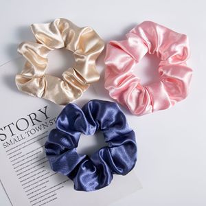 Élastiques à cheveux élégants en satin, couleur unie, bandeaux pour femmes, 15 cm, style décontracté, haute qualité - Product Image 1