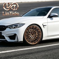 Rines de Aleación Forjada en Color Bronce Mate, Diseño Multirradio, ET 20mm/25mm, 18-24 Pulgadas, Personalizables para Autos Tuning, 5x112 5x114.3 5x120
