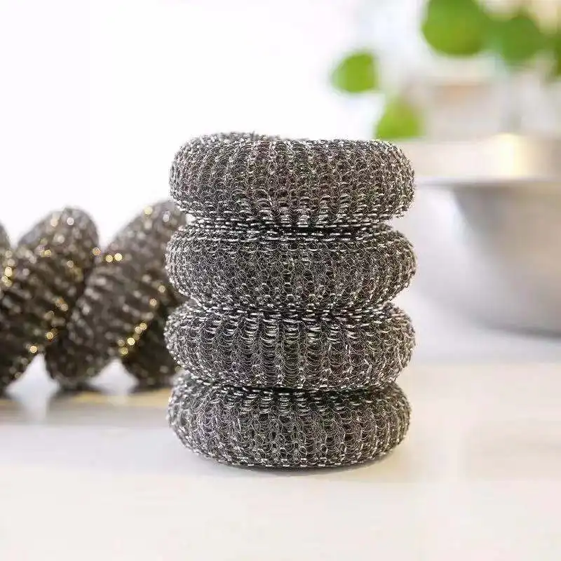 Wire metal silver / Sponges Scrubbers Cleaning Ball