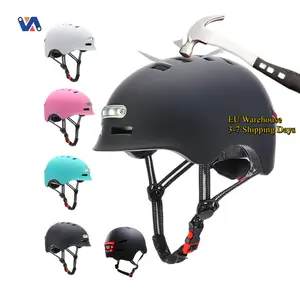 New Image Warning Light Helmet Motorcycles Cycling Electric Scooter Jiangsu Helmet Ventilation Breathable Riding Safety Helmets