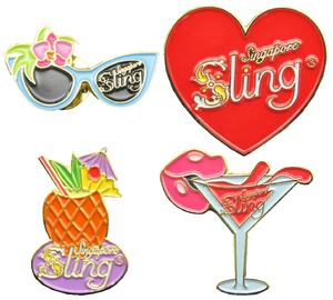 Personalisasi keren kreatif 2 in 1 Pin logam lencana bisbol lembut Enamel Pin suvenir kustom - Product Image 6