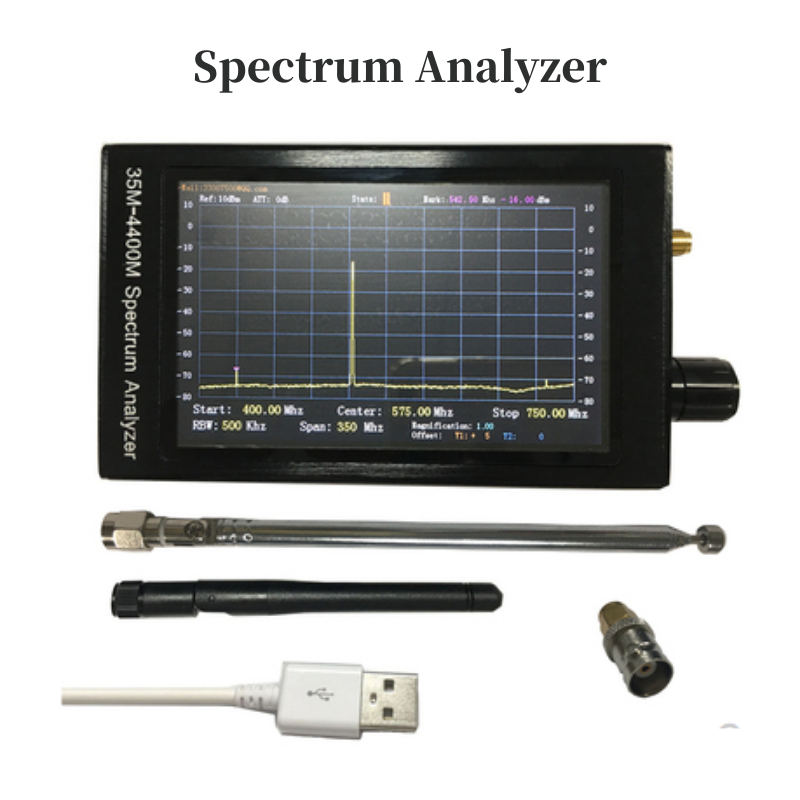 stm32f407 Handheld Spectrum Analyzer Usb Chinese Metal aluminium alloy Power Battery IPS Storage Card Touch Color Material Mode