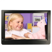 Mini TV portable rechargeable de 12 pouces supportant le téléviseur numérique DVB-T / DVB-T2 / ATSC