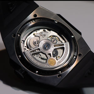 Reef Tiger/RT-reloj deportivo grande, negro, automático, mecánico, resistente al agua, para buceo, RGA6903 - Product Image 6