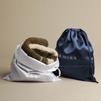 Sacs cadeaux en satin avec cordon de serrage personnalisés PandaSew, pour parfums, vêtements, bijoux, etc.