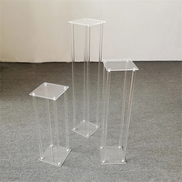 Support de fleur en cristal lustre pièce maîtresse de table élégante pour MH-Z0231 d'arche de mariage