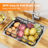 Panier de rangement pour fruits et légumes en métal durable de haute qualité, écologique, pour la cuisine et la salle à manger