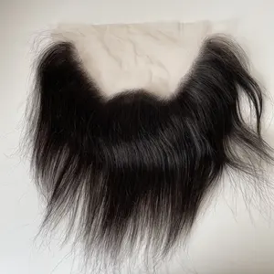 Straight men's beard indian remy human hair swiss lace full hand-made mustache and beards for men