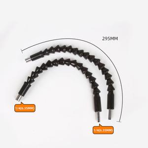 6 pz 1/4 flessibile \ "punta trapano allungabile M14 albero flessibile per legno muratura marmo foratura rivestito di estensione della punta del trapano - Product Image 5