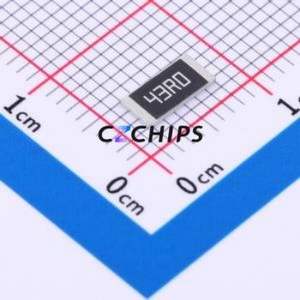 Résistance SMD FRC2512F43R0TS 2512 (Type : Film Épais) (Résistance : 43 Ohms Précision : 1%) - Product Image 1