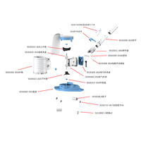 Aspirateur de piscine sans fil rechargeable à double mode, fabriqué directement par l'usine