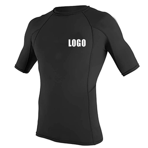 Logo personalizzato Rash Guard uomo sublimazione stampato Spandex Rash Guard palestra surf <span class=keywords><strong>Diving</strong></span> Rashguard camicie a compressione - Product Image 4