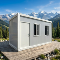 Maison Capsule Spatiale Conteneurisée de Luxe Moderne, Modulaire Préfabriquée, en Kit, de Tailles Variées, avec Chambre Sandwich