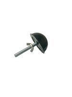 Capuchon de protection en caoutchouc noir résistant à l'usure de 2,5T, forme disque, pour ancrage de levage de béton préfabriqué, bouchon en caoutchouc