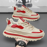 Chaussures décontractées pour hommes de style vintage, confortables, à semelle souple, très polyvalentes, sportives, populaires, à semelle souple, pour la course à pied