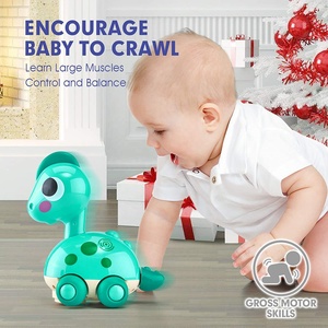 Dinosaurio que gatea el <span class=keywords><strong>juguete</strong></span> del bebé Musical interactivo Touch & Go Crawler Tummy Time <span class=keywords><strong>Juguete</strong></span> de aprendizaje sensorial para bebés Juguetes para gatear - Product Image 2