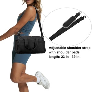 Eastshine <span class=keywords><strong>Sac</strong></span> <span class=keywords><strong>de</strong></span> <span class=keywords><strong>sport</strong></span> <span class=keywords><strong>de</strong></span> voyage en polyester portable et imperméable avec logo imprimé personnalisé pour femmes, pliable pour l'entraînement sportif - Product Image 4