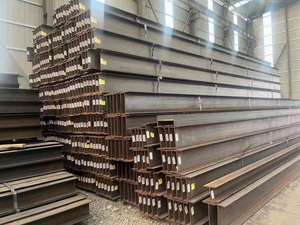 A36 Q235 H forma di struttura in acciaio colonna trave di metallo acciaio strutturale H ferro ponte laminato a caldo trave - Product Image 5