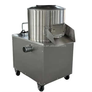 Machine à éplucher et à laver automatique en acier inoxydable pour usage domestique et commercial, pour pommes de terre, patates douces et gingembre - Product Image 2