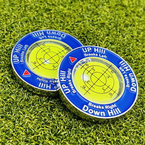 Nivelador de Golf de Plástico de Doble Cara para Marcar la Posición de la Pelota, Ayuda de Entrenamiento para Exteriores, Versión S1 en Caja Metálica - Product Image 2