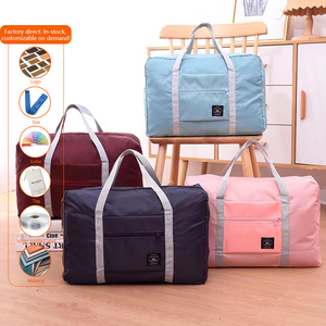 Borsa da Viaggio Casual in Poliestere con Manico Telescopico, Impermeabile, Grande Capacità, <span class=keywords><strong>Pieghevole</strong></span>, Borsa a Tracolla per Aereo - Product Image 1