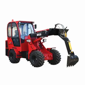 Taian Wiellader Hydrostatische Landbouw Trencher Tractor Wiellader
