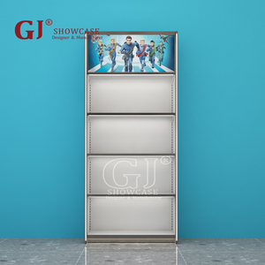 Tùy chỉnh kính con số hiển thị trường hợp cửa hàng bách hóa Đồ chơi kệ bán lẻ <span class=keywords><strong>Anime</strong></span> hành động Hình Búp Bê Đồ chơi kệ trưng bày đồ nội thất - Product Image 3