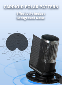 Microphone de studio de bureau pour gaming, kit YouTubeur, prise XLR, streaming PC, <span class=keywords><strong>TikTok</strong></span>, à condensateur externe avec suppression du bruit - Product Image 4