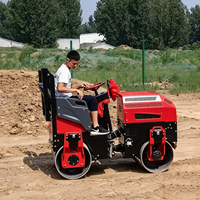 Compacteur vibrant à double tambour pour la compactation de l'asphalte des trottoirs et des allées