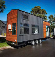 Maison mobile préfabriquée de petite taille au design moderne, économique, pour application extérieure