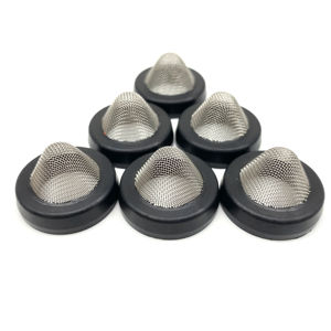 Goma con arandelas de filtro de acero inoxidable Juntas con pantalla Manguera de entrada de jardín Tapas de pantalla para juntas de cabezal de ducha - Product Image 2