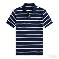 Herenshirts groothandel bestseller, op maat geborduurd logo, gebreid, 100% katoen, korte mouwen, klassieke 'old money' stijl