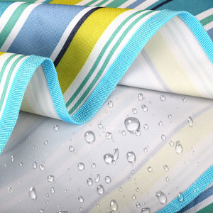 Aanpasbare Oxford-stof vochtbestendige picknickmat deken geruit gestreept bladprint verdikt antislip makkelijk op te bergen buiten - Product Image 4