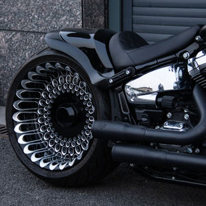 3D motocicleta agujero gordo fundido forjado ruedas delanteras traseras <span class=keywords><strong>llantas</strong></span> para 2018-2024 <span class=keywords><strong>Harley</strong></span> Softail Fat Boy Breakout Street Bob Low Rider S - Product Image 4