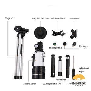 <span class=keywords><strong>Telescopio</strong></span> Astronomico Professionale 70x300mm per Osservazione Planetaria con Adattatore per Telefono - Product Image 6