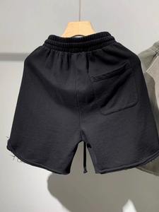 กางเกงคาร์โก้ขาสั้นผ้าฝ้ายฟอกสีสตรีท | กางเกงขาสั้นลำลองใส่ได้ทุกเพศแนวสตรีทสไตล์วินเทจแนวสตรีท | ทรงหลวมสไตล์ฮิปฮอป Y2K - Product Image 5