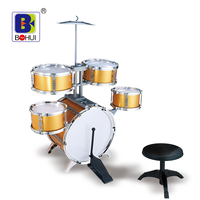 Образовательный музыкальный инструмент для развития детских музыкальных ячеек Рок-н-ролл барабанная игрушка с утолщенным стулом