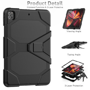 Resistente armadura <span class=keywords><strong>Pro</strong></span> diseñado tablet caso con el protector de pantalla para <span class=keywords><strong>iPad</strong></span> <span class=keywords><strong>Pro</strong></span> de 12,9 pulgadas caso 2021 5th <span class=keywords><strong>generación</strong></span> - Product Image 5
